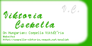 viktoria csepella business card